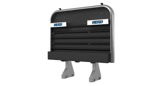 Chain Hanger Cab Rack - 68" H X 70" W, Long Tray - Image 3