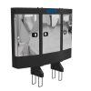 Cabinet Style Cab Rack - 70" H x 80" W